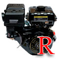 Двигатели- сцепление автомат без электростартера, пониж.редуктор 2:1 (R-серия)