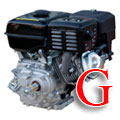 Двигатели серии G (увеличенной мощности) с ручным и электро стартером