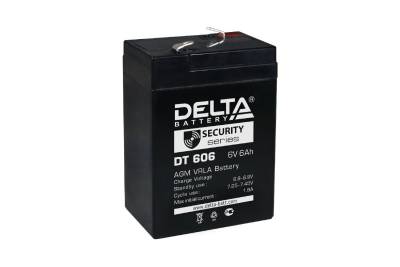 Аккумулятор герметичный 6В 6Ач DELTA DT606 AGM (70*47*101мм) для электро машинок                    