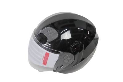 Шлем SAFELEAD HF-221 чёрный глянцевый "M(57-58)" (открытый, с дополнительным стеклом)               