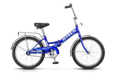 Велосипед 20" СТЕЛС "pilot 310" складной (рама 13",двойной алюм. обод, звонок, крылья, багажник) синий