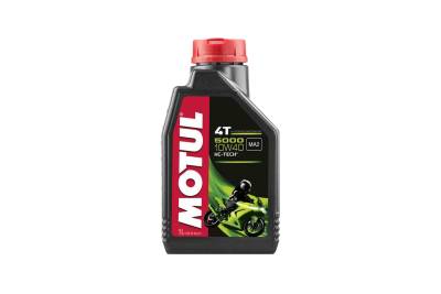 Масло 4T MOTUL 5000 4T 10W-40 (1литр) (104054) (4Т мотоциклы, HC-Tech)                              