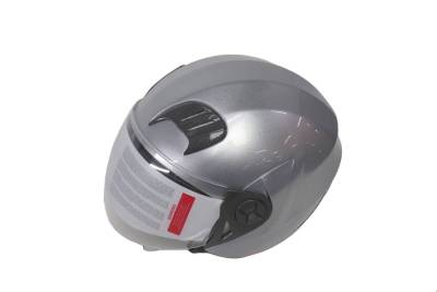 Шлем SAFELEAD HF-221 серебристый "S(55-56)" (открытый, с дополнительным стеклом)                    