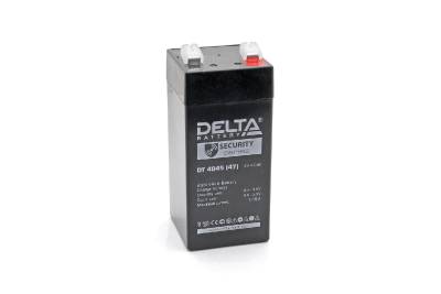Аккумулятор герметичный 4В 4,5Ач DELTA DT4045 (47*47*101мм)(47мм) (электро-ние, кассовые апп-ты)