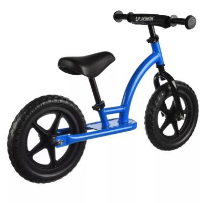 Беговел 12" Playshion Street Bike EVA (Рама:металл, конструкция не складная) (FS-BB001) СИНИЙ