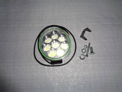 Фара светодиодная круглая с кронштейном диаметр 8,5 см,12V-80V,8 SMD (1шт)                          
