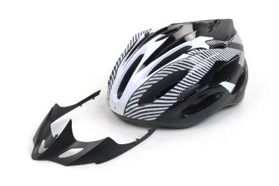 Шлем Вело (цв. чёрно-белый) (54-60см)