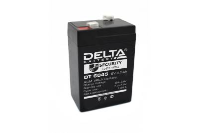 Аккумулятор герметичный 6В 4.5Ач DELTA DT6045 AGM (70*47*101мм) (электромашинки)                    