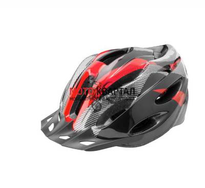 Шлем вело "СТЕЛС" fsd-hl021 со светоотраж. ремешком (цв. черно-красный) размер l (58-60 см)