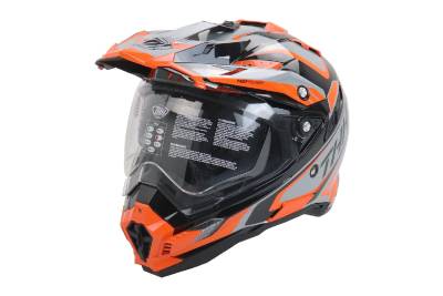 Шлем THH TX-27 №3 (snow) черно/оранжевый (black/orange) "L"