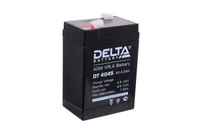 Аккумулятор герметичный 4В 4,5Ач DELTA DT4045 (70*47*101мм) (электрооборудование, кассовые апп-ты)  
