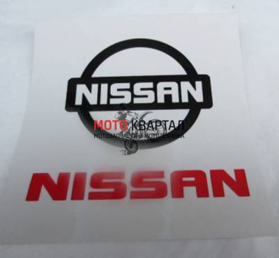 Наклейка логотипа "NISSAN" (12х12)