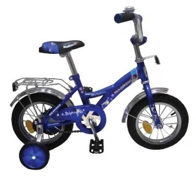 Велосипед 12" FORWARD "Altair Citi Boy 12" (стальной обод, цветное седло, усиленные опорные колеса, звонок, защита) МОДЕЛЬ 2015г