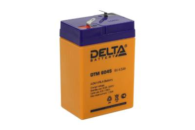 Аккумулятор герметичный 6В 4.5Ач DELTA DTM6045 AGM (электромашинки)                                 